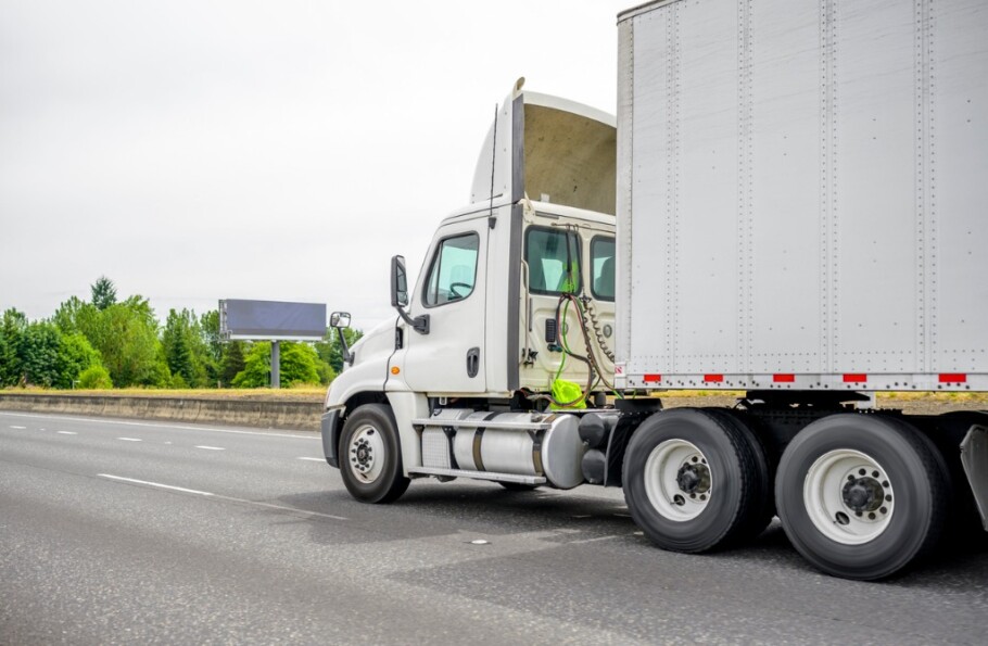 big truck transporting